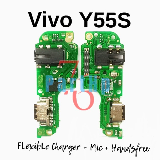 Papan Connector Charger Mic Handsfree Vivo Y55S - PCB Charger Cas