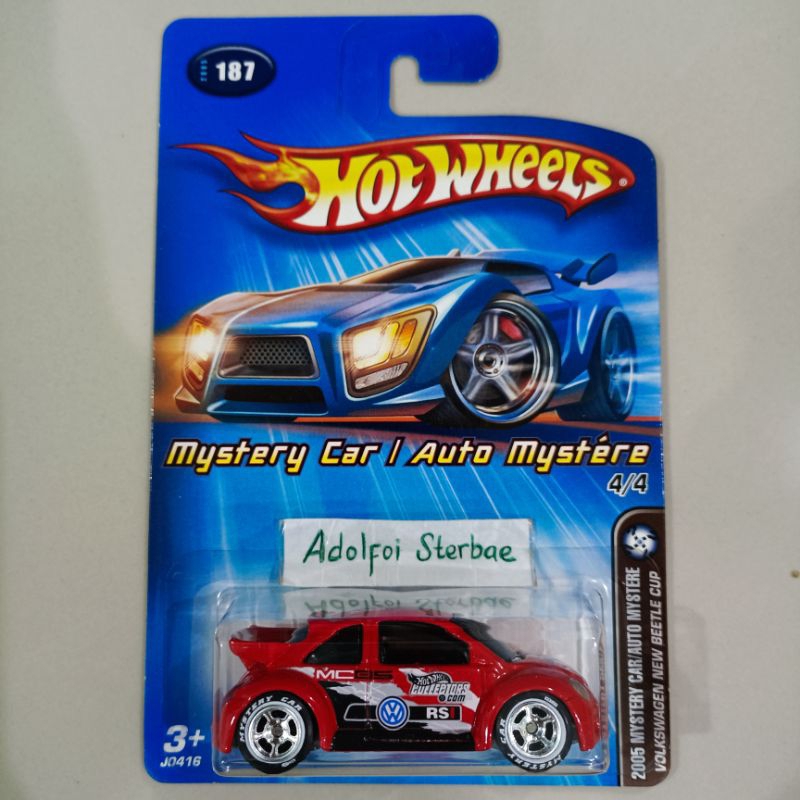 hotwheels hot wheels volkswagen new beetle cup 2005 mystery car auto mystere ths th$ super treasure 