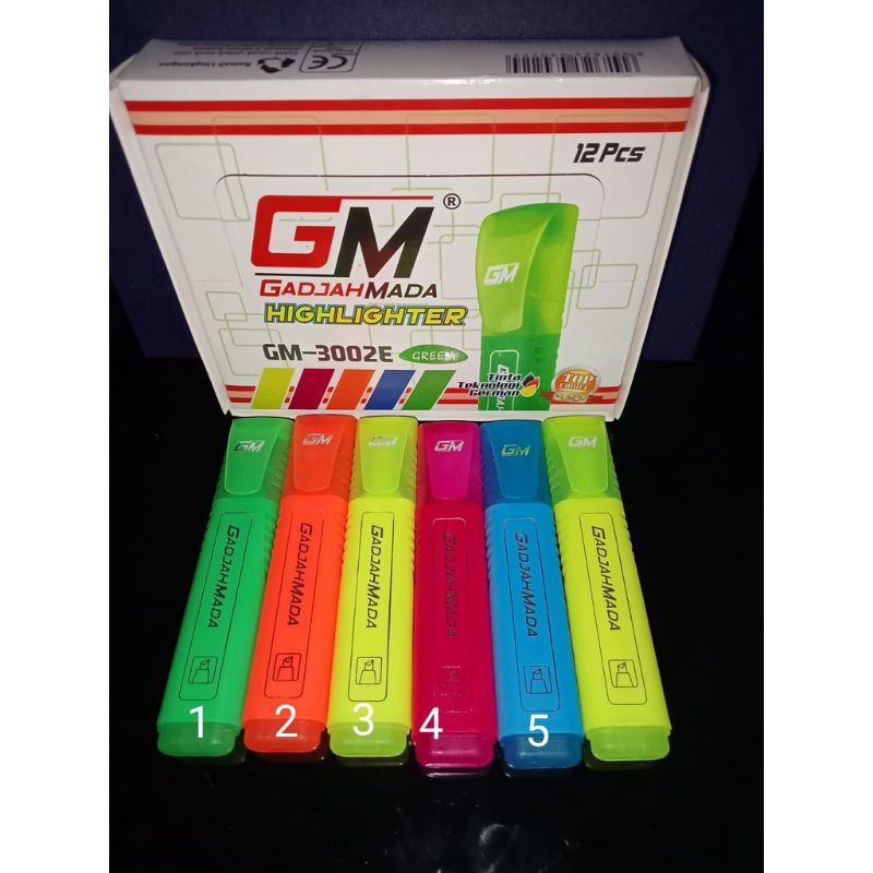 

Stabilo GM/ Highlighter Buku Catatan Warna Terang Stabillo