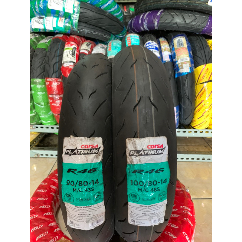 paket ban corsa r46 ring14 80/80+90/80  90/80+100/80 2ban