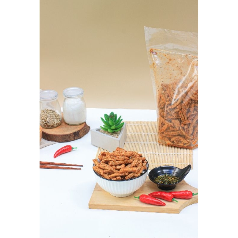 

Basreng Pedas Daun Jeruk Napfoods 1kg/Baso Ikan Goreng