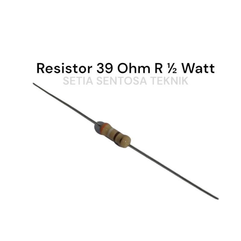 Resistor R 1/2 Watt  berbagai ukuran