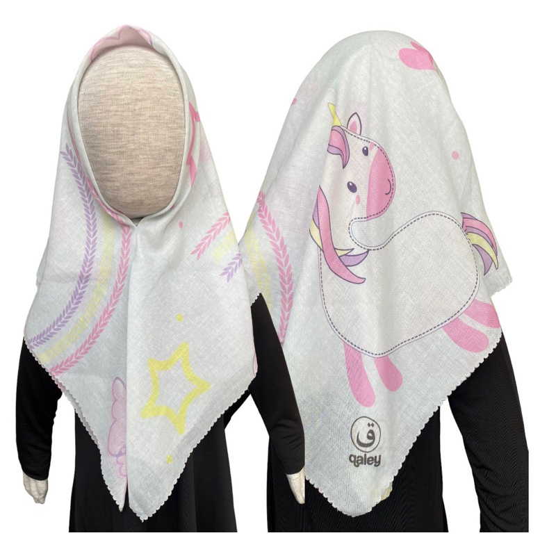 VOAL PRINTING ANAK INSTANT MOTIF UNICORN PADI