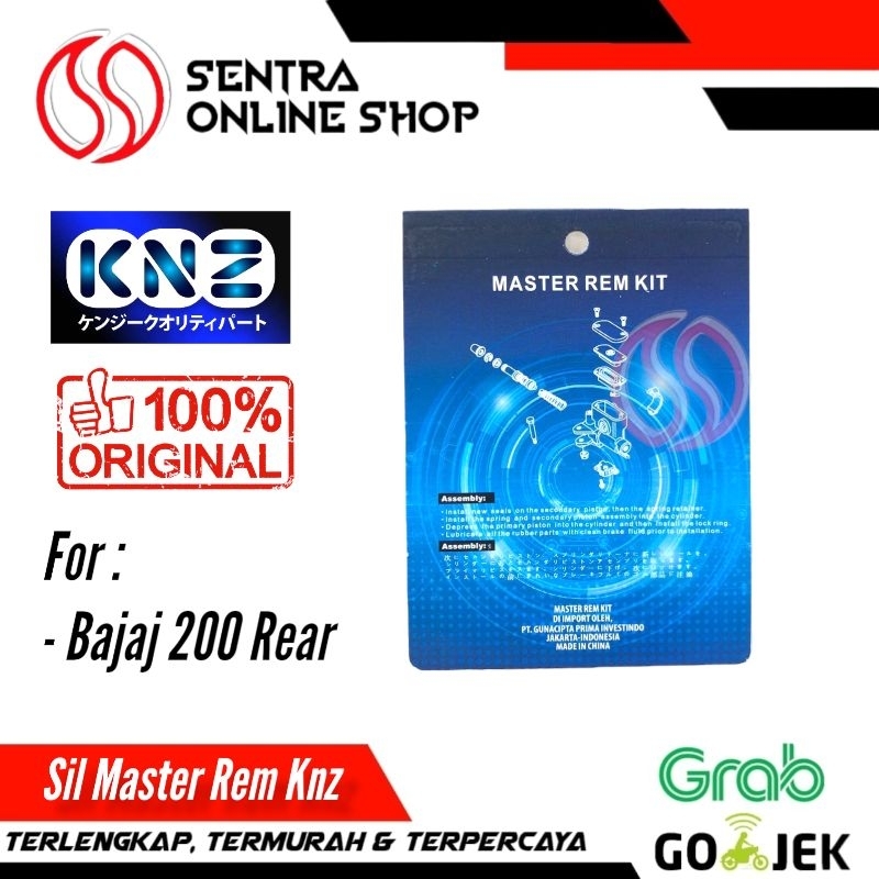 Seal sil master rem belakang bajaj ns200 knzl