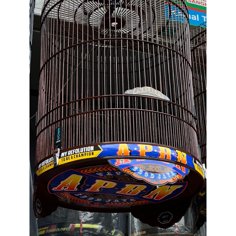 Sangkar Murai Ebod Decal APBN/ Kandang Murai Ebod (TEBOK BAMBU)