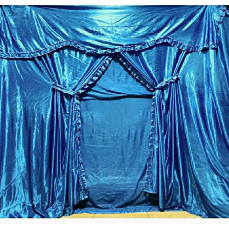 Kelambu Kain Satin Dekorasi/Kelambu horden 180x200