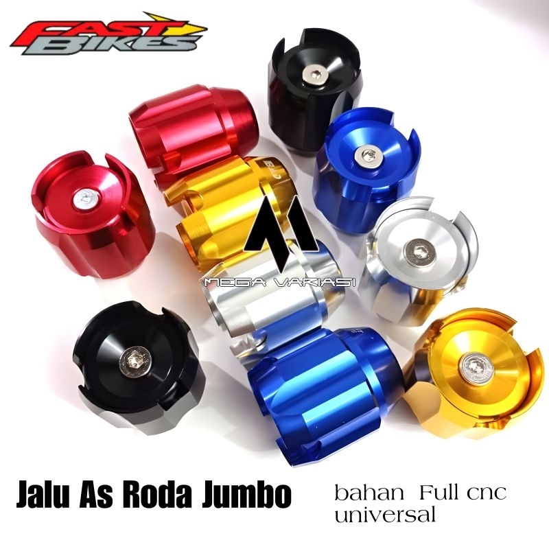 COVER JALU AS RODA DEPAN TUTUP AS RODA DEPAN MOTOR NMAX AEROX155 PCX VARIO RX KING SUPRA JUPITER DLL  JUMBO BESAR FULL CNC