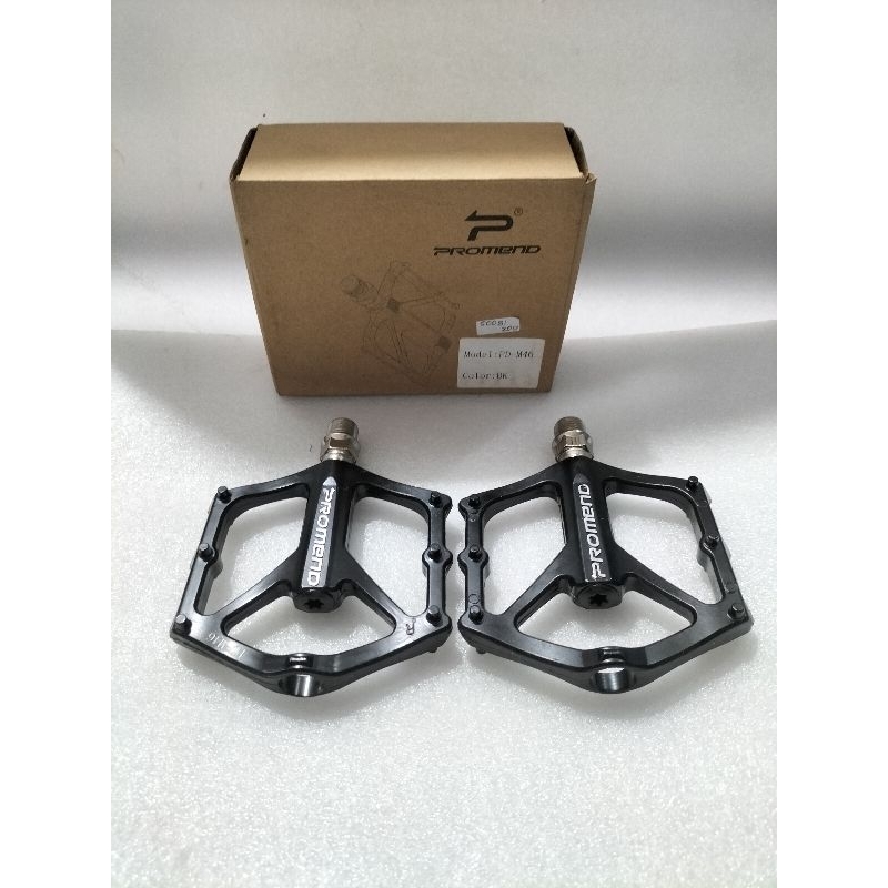 Pedal MTB Sepeda lipat Promend Flat black seri M46