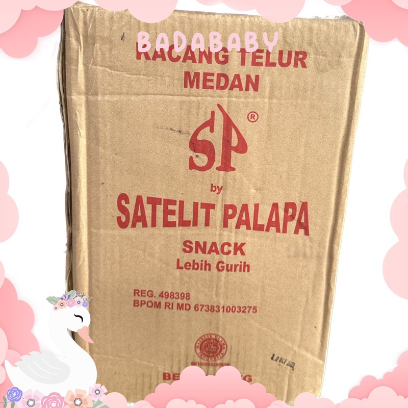 

KACANG TELUR MEDAN SATELIT PALAPA 1 KARDUS SNACK LEBARAN