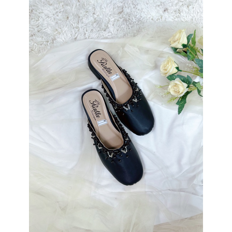 Termurah!!! Couple wedding shoes heels 7cm hitam / sepasang sendal pengantin hitam / sepatu seserahan