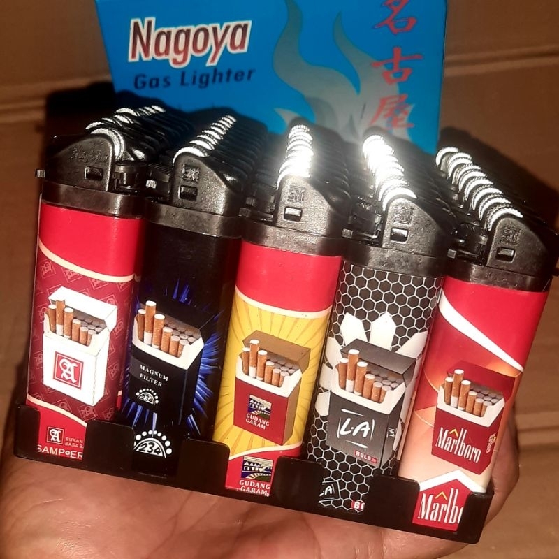 Korek api Nagoya Motif Brand / korek api oval / korek api murah / pemantik