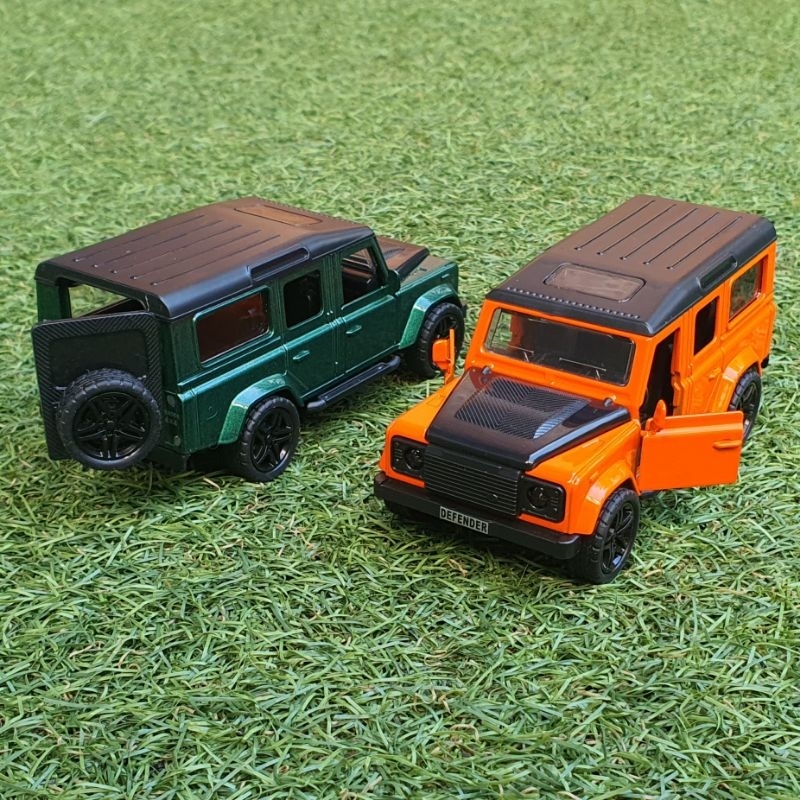 Diecast Mobil Jeep Land Rover Defender Die-cast Miniatur Mobil Mobilan Jip Off Road