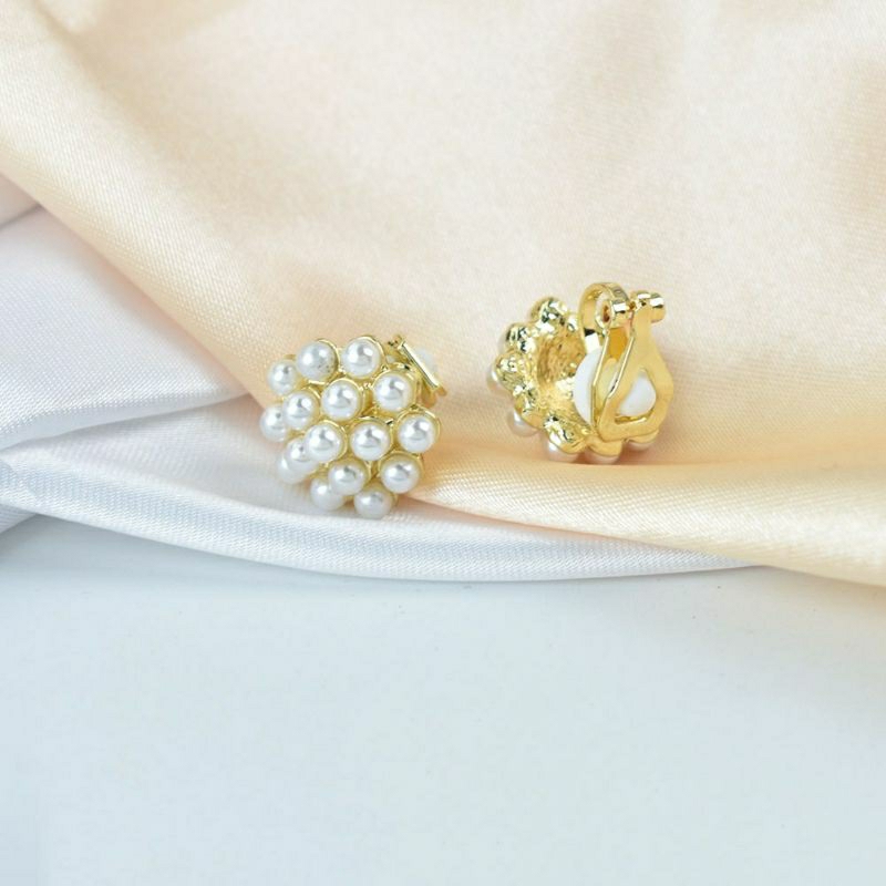 Anting Klip Belia Tanpa Tindik/Anting Jepit/Anting Hijab