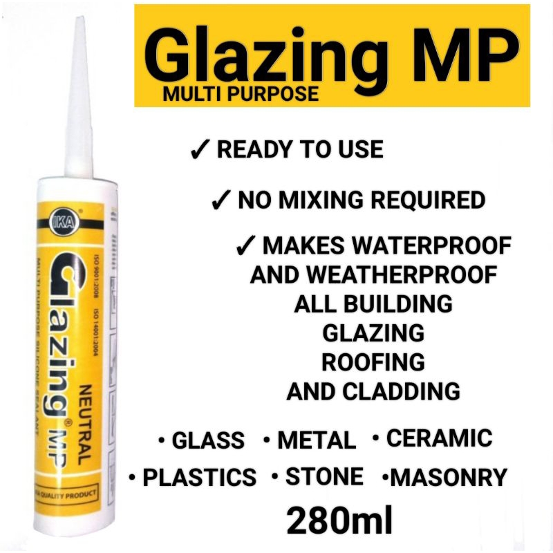 Lem Silikon Netral Glazing MP Multi Purpose Sealant Netral (Link GRAB/GOJEK)