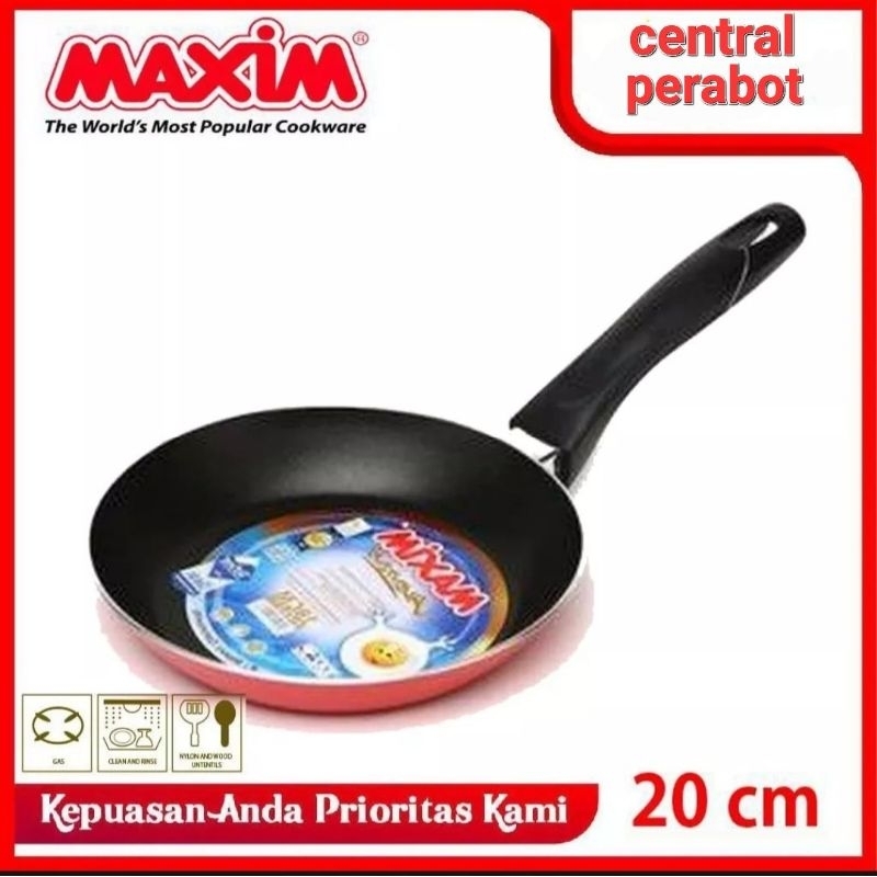 TEFLON MAXIM 20CM/WAJAN KUALI PENGGORENGAN MAXIM 20CM