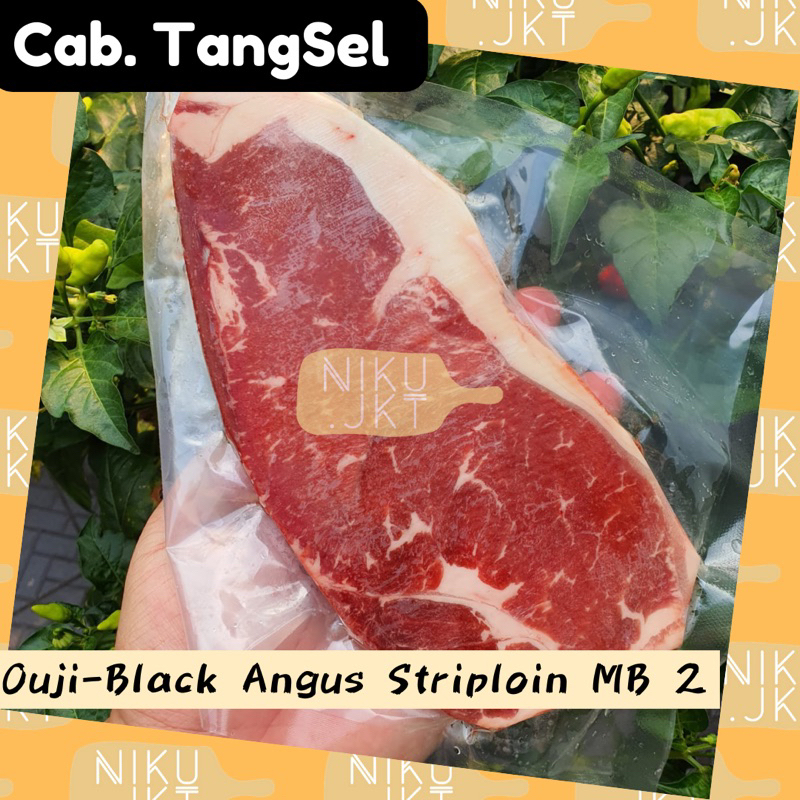 

Daging Sapi Beef Steak HALAL US Black Angus Striploin / Sirloin MB 2 Steak - 200gr