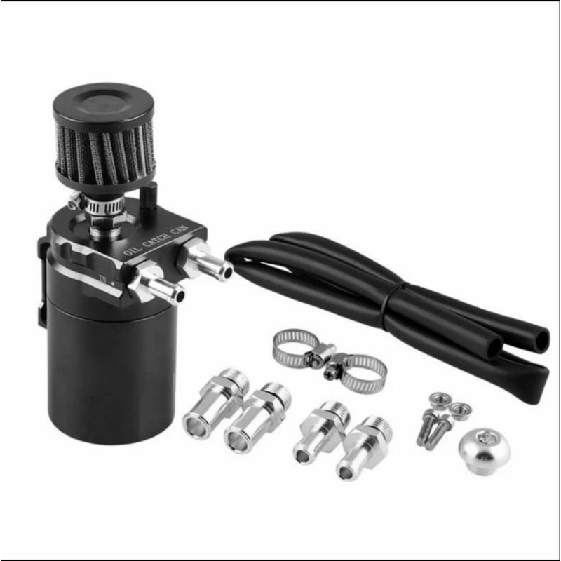 Oil catch tank / oct dengan air breather 300ml