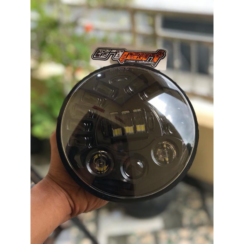 Daymaker 7inch Dus Hitam Ninja Megapro