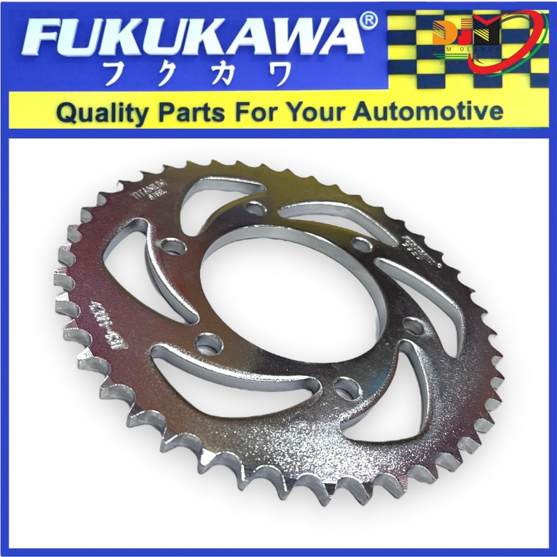 Fukukawa Gear Paket Gir Set Yamaha Jupiter Mx king 150 Rantai 428H-122L-14-42T