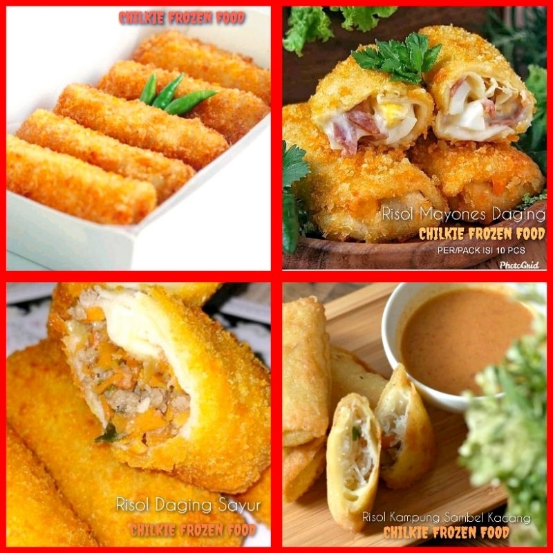 

Risol premium enak dan praktisi Frozen isi 10 Pcs