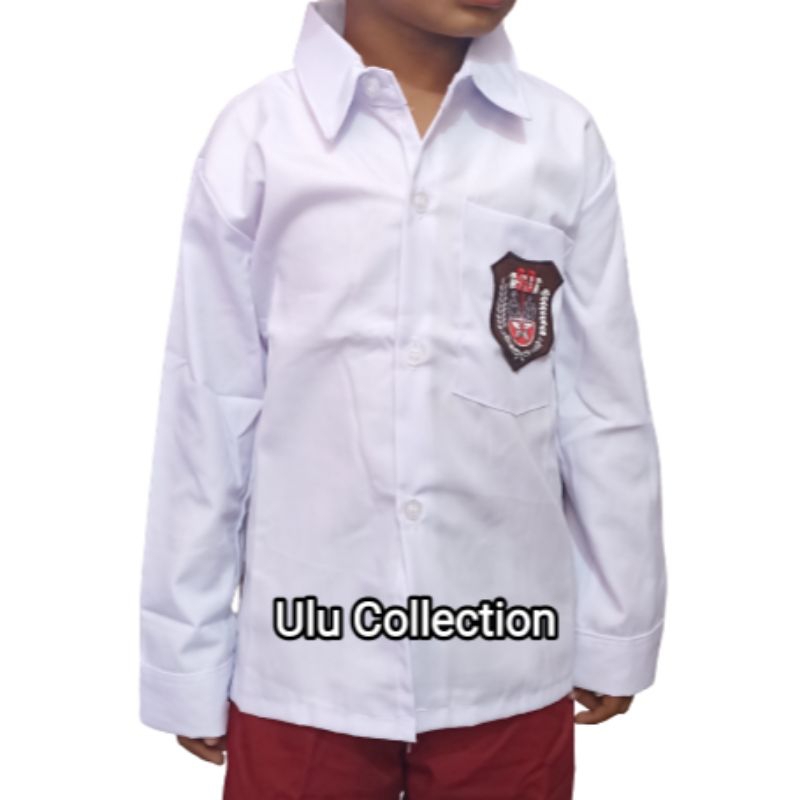 Seragam Sekolah SD Baju Putih Lengan Panjang