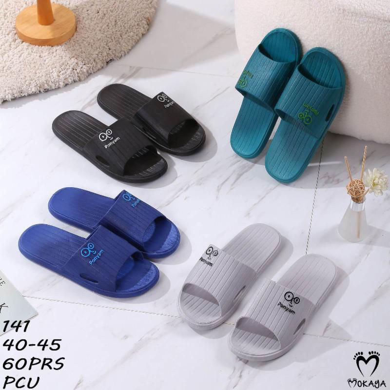Sandal jelly import fashion korean style mokaya pria