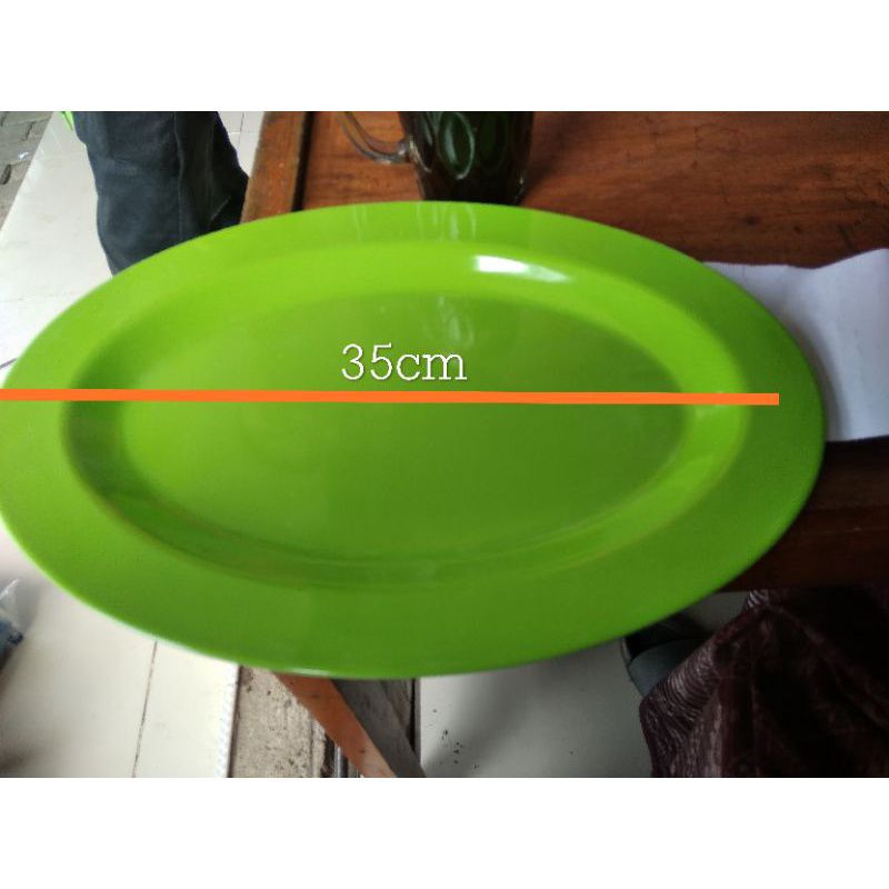 PIRING OVAL MELAMIN / PIRING PECEL LELE / PIRING MELAMIN