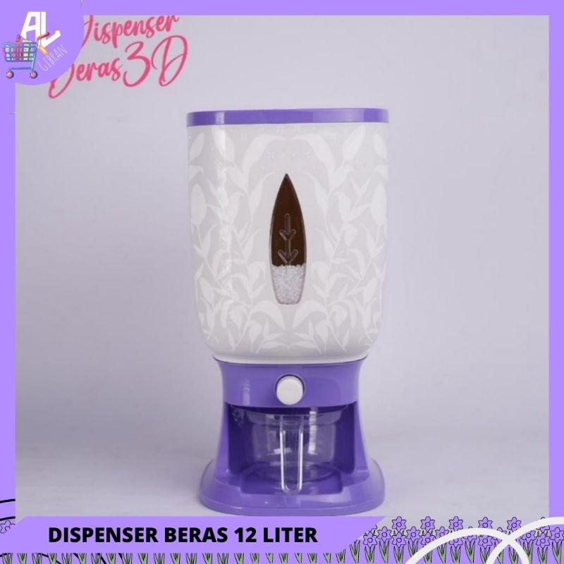 DISPENSER BERAS 12 LITER