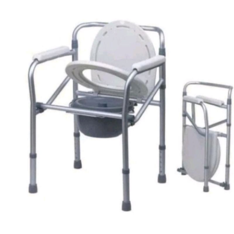 Kursi bab / Commode Chair / pispot / Kursi PUP Lipat Toilet Bisa Untuk Mandi Lansia