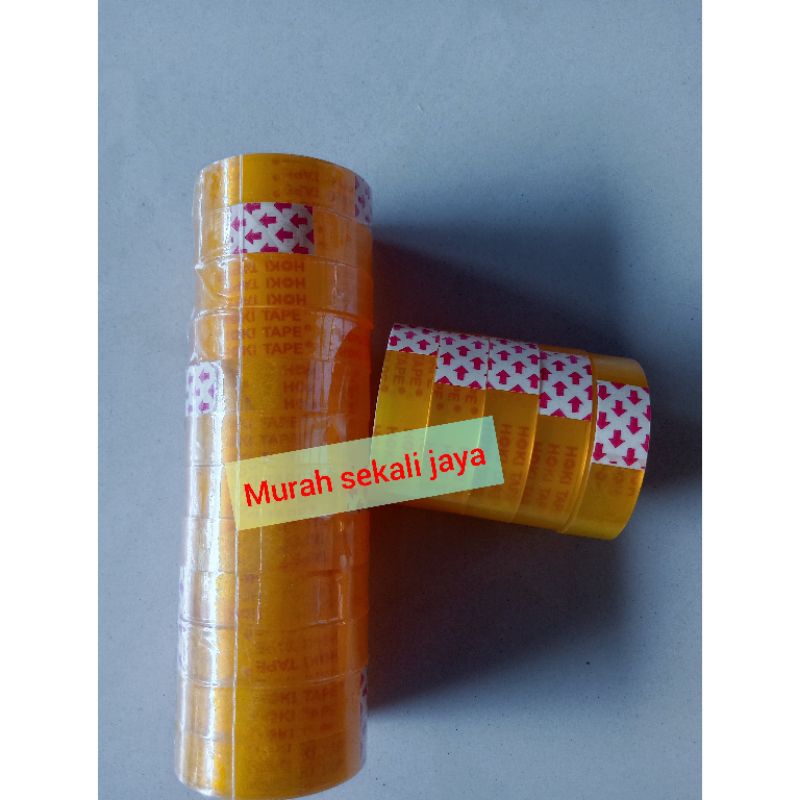 

Isolasi kecil ATK solasi selotip 12mm 1.2cm Kwalitas OK Kirim Kilat! - 12 mm x 10 mtr