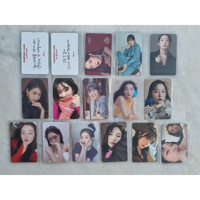 Photocard PC Red Velvet Irene Seulgi Joy Yeri Aseul