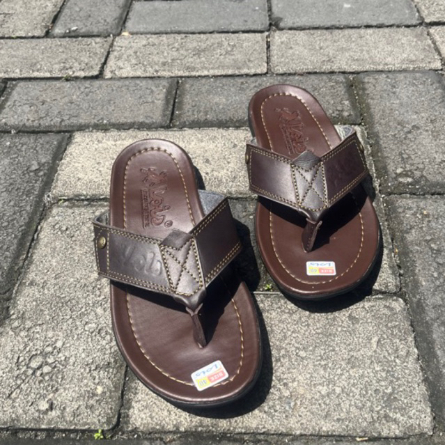 Sandal Kulit Asli Model Trendy Japit Murah