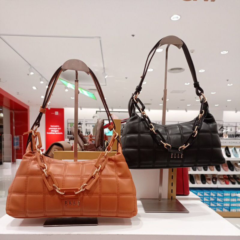 Shoulder Bag ELLE 41461 Fashion Original Counter Depstore Tas Wanita Bahu Selempang Elegant Kerja