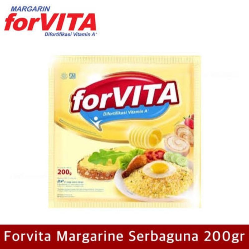 

MARGARINE FORVITA SERBAGUNA SACHET 200GR