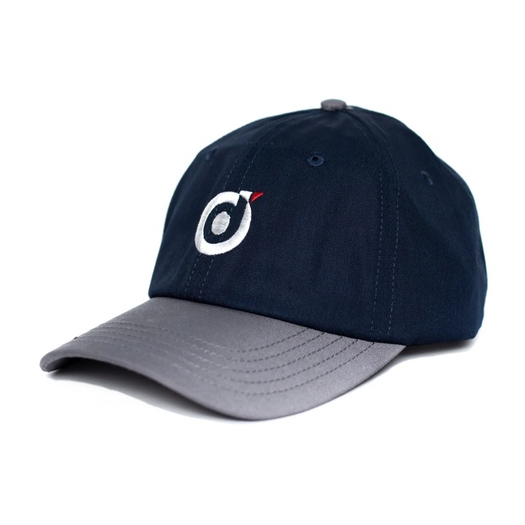 DLOOZY Topi Pria Wanita Baseball Polo Cap Navy Abu Dlz10