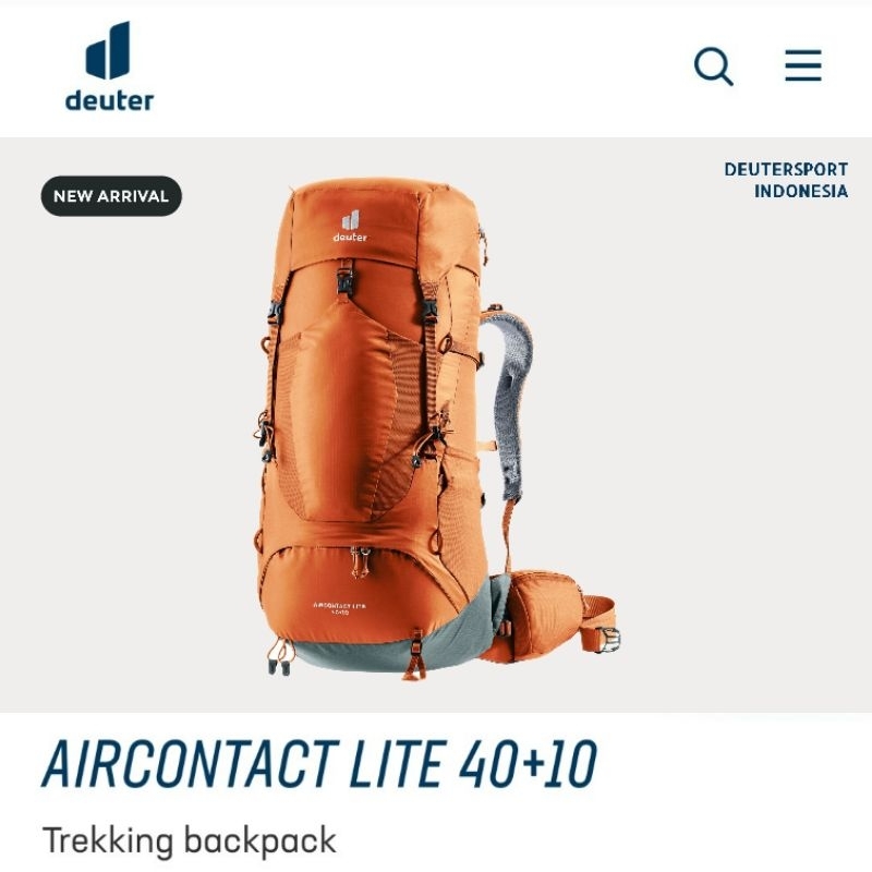 Deuter Aircontact Lite 40 10 Trekking Backpack