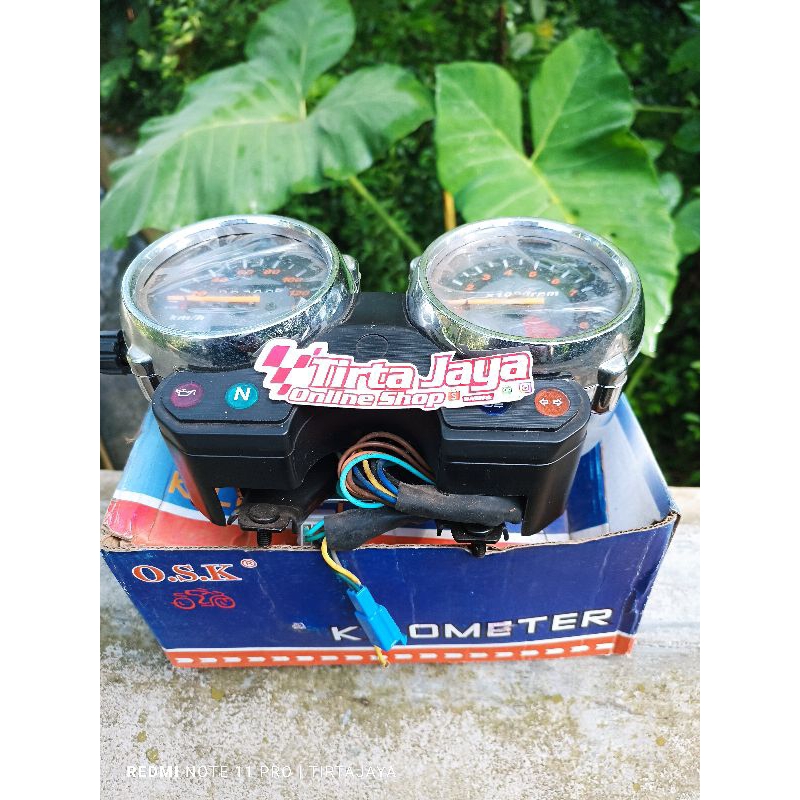 spedo spedometer yamaha rxking new chrome osk