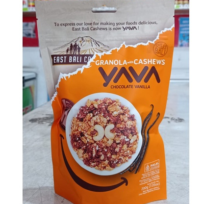 

Granola with cashew choco vanilla yava 200 gram