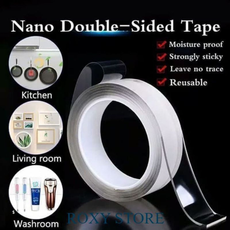 

NANO DOUBLE TAPE BENING SELOTIP TIP ISOLATIP 1m x 2cm x 1m