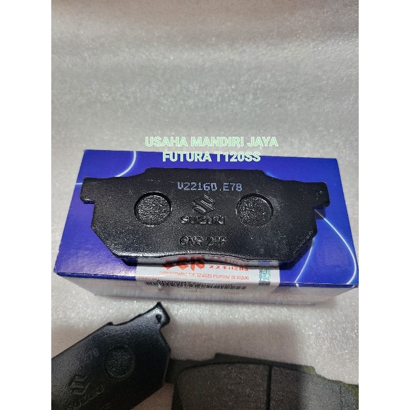 Kampas rem depan futura/T120ss brake pad front futura 65200-B77502N000