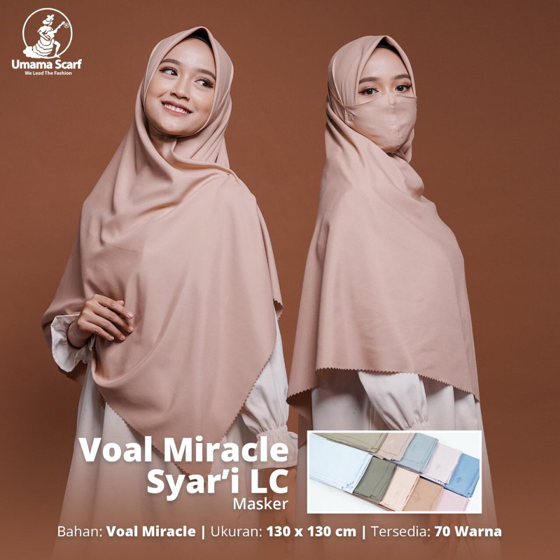 Segiempat Umama Voal Miracle Syar’i Mask 8