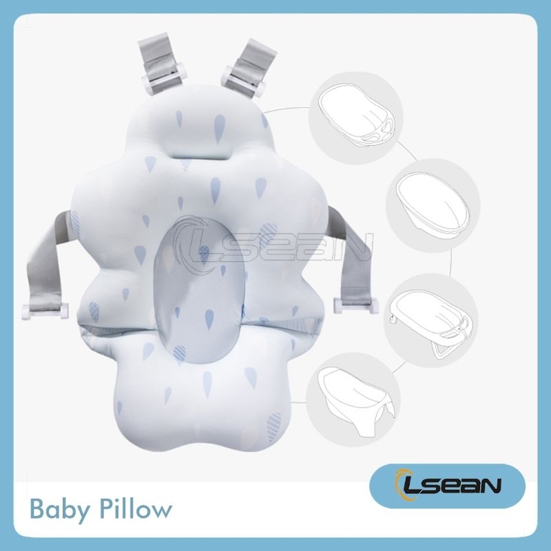 Baby Bath Cushion Pillow Ultrasoft Bantal Alas Mandi Bayi