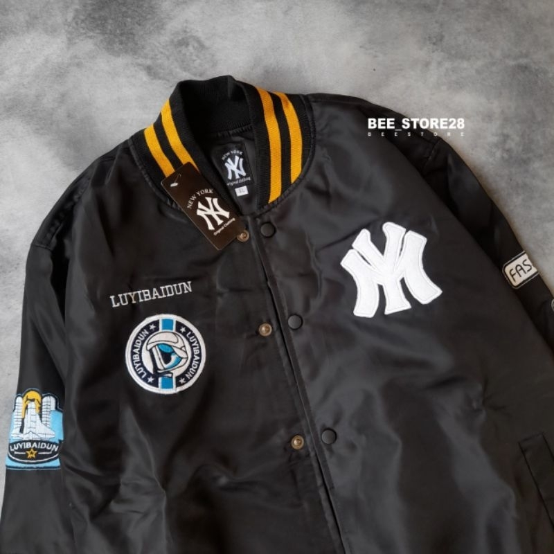 VARSITY NY YANKEES HITAM LUYIBAIDUN FULL BORDIR PREMIUM