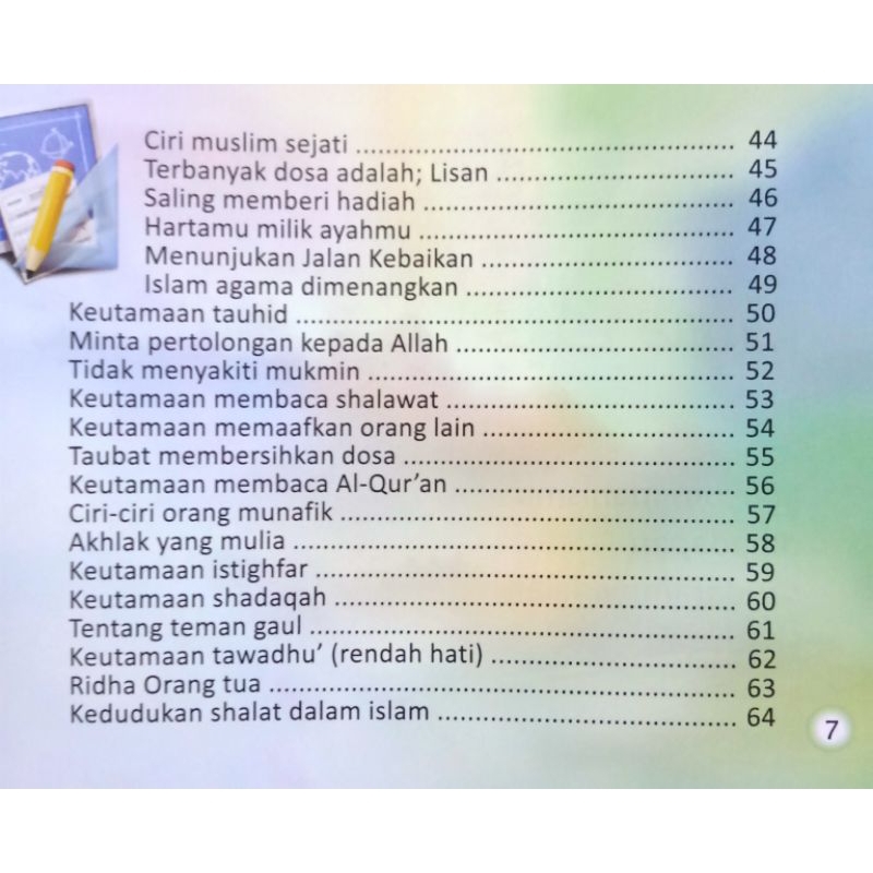 Buku Anak Tuntunan Hafalan Hadits jilid 2