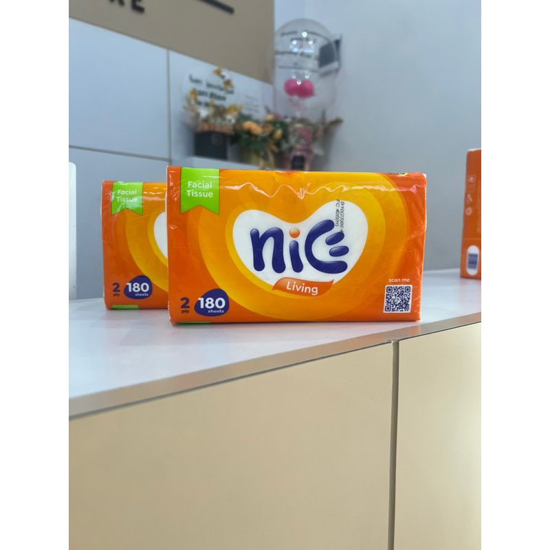 Nice Facial Tissue 180 Sheets 2ply