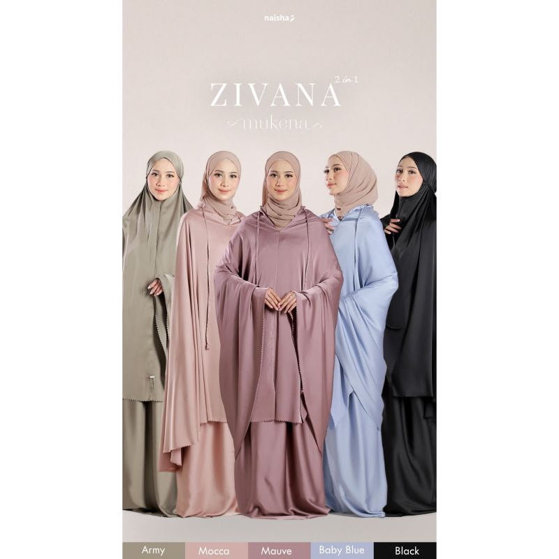 Naisha - Zivana Mukenah | Mukena Silk Mewah