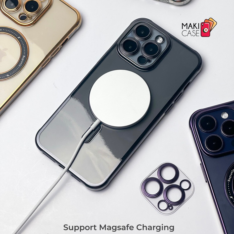 CASE SHOCKPROOF + MAGSAFE + CAMERA PRO LEPAS PASANG