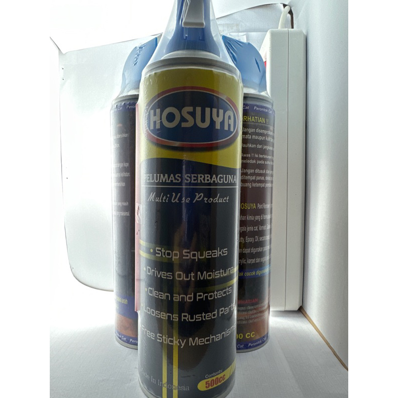 WD40/ Penetran 500, Pelumas Serbaguna Hosuya 500cc