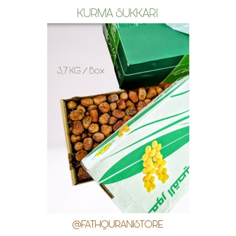 

KURMA SUKKARY KEMASAN 3.7 KG /BOX