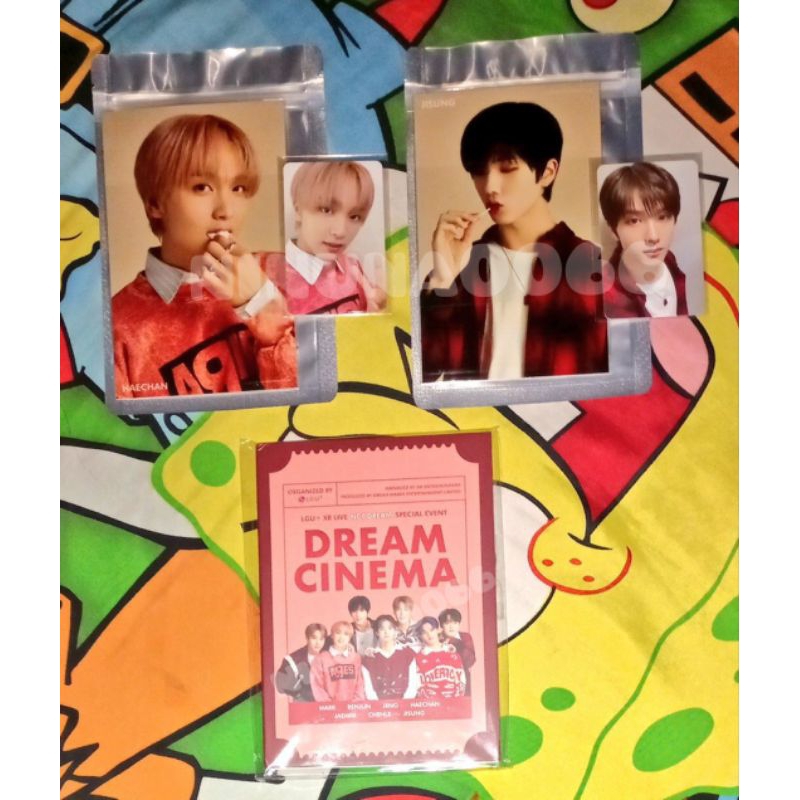 HAECHAN JISUNG PHOTOSET PHOTOCARD PC SET 4X6 POSTCARD BOOK CINEMA NCT DREAM